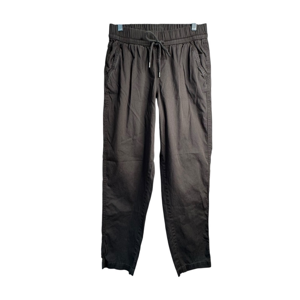 Pact Pants Women’s S Daily Twill Pant Organic Cotton Gray Drawstring G20